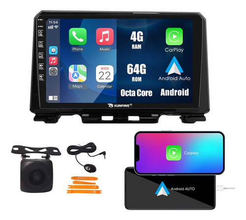 Radio Estéreo Android Para Suzuki Jimny 2018-2020 4+64g