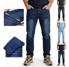 Pantalones Hombre Pantalones Mezclilla Caballero Stretch