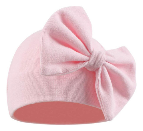 Gorro De Algodón For Bebé Recién Nacido Gorro Con Lazo
