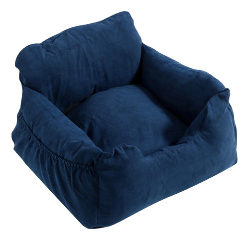 Cama Para Mascotas Con Asiento Para Coche, Suv, Con Azul