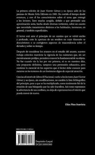Imagen 2 de 2 de Juan Vicente Gomez Y Su Época / Elis Pino Iturrieta