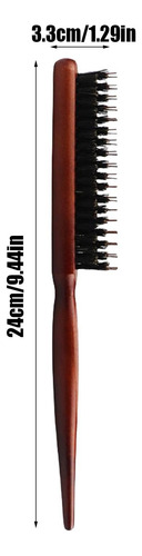 Cepillo De Pelo De Cerdas Cepillo Alisador De Cabello Peine