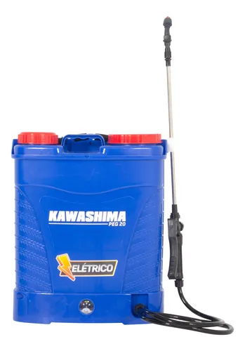Pulverizador Costal à Bateria 20 L Kawashima Azul para Aplicação ...