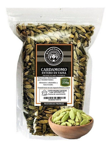 Cardamomo Entero X250g  (1/2 Libra) - Kg a $164