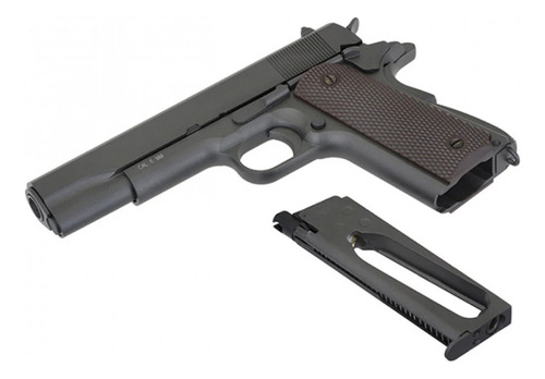 Pistola Kwc Colt 1911 Full Metal + 500 Postones 4.5 + 5 Co2
