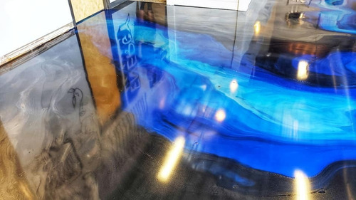 Imagen 6 de 7 de Resina Epoxica Autonivelante Cristal 1.5kg Envio Gratis
