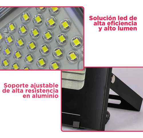 Reflector Led Panel Solar Exterior 30w C/control