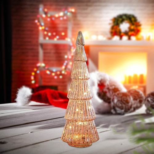 Adorno De Luz De Noche De Árbol De Navidad Rosado