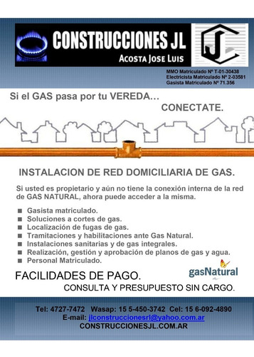 Imagen 6 de 10 de Electricista Matriculado - Gasista Matriculado - Mmo