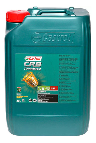 Óleo Carb Turbomax 15w40 Ci-4/SL/E7 Bmb 20l Castrol