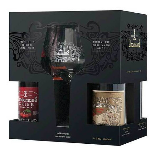 Pack Lindemans 4 Cervezas + Copa De Coleccion