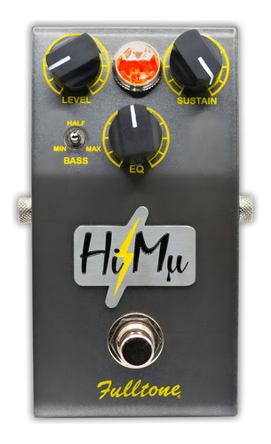 Pedal Fulltone Hi Mu Overdrive Cor Prateado