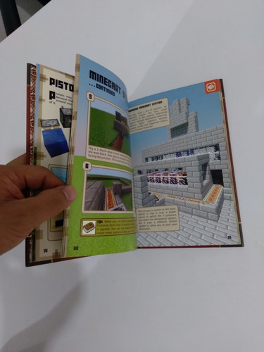 Minecratf. Redstone Handbook. Pasta Dura En Inglés (Usado)