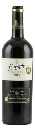 Vino Tino Beronia Gran Reserva 750