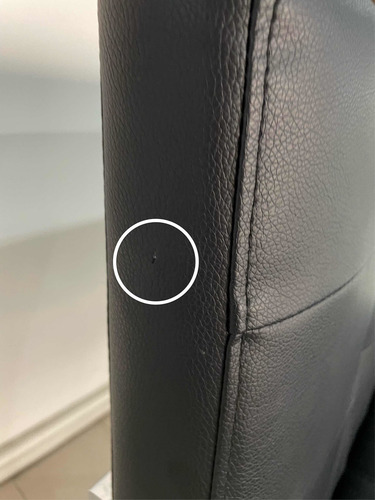 Imagen 4 de 10 de Sillon Capitone Negro 1 Cuerpo 2da Seleccion Outlet