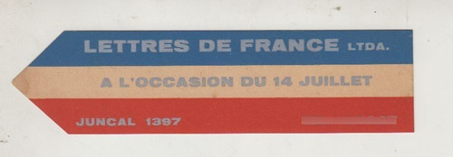 Uruguay Antiguo Marcador De Libros Lettres De France Ltda