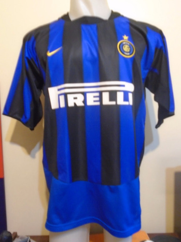 Camiseta Inter Italia 2003 2004 Adriano #10 Brasil Selección