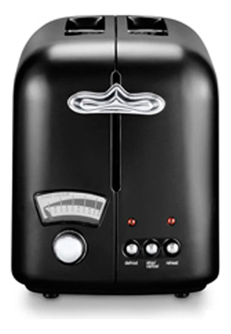 Tostador Argento Negro Mod Ct021 Delonghi