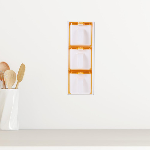 Caja De Condimentos Montada En La Pared Sin Perforaciones