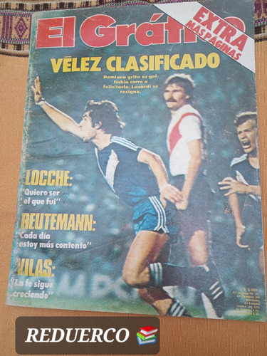 El Gráfico 3160 Vélez Clasificad Pelé Clerc Locche 29/4/1980