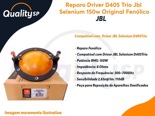 Reparo Driver D405 Trio Jbl Selenium Fenólico 150w Original