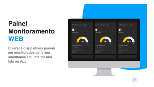 Sensor Temperatura Câmara Fria Monitoramento Via Internet