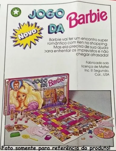 Jogo Antigo Da Barbie Estrela Anos 80/90 Alguns Itens