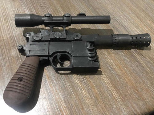 Blaster Han Solo Star Wars Escala 1:1 Repro Custom (Usado)