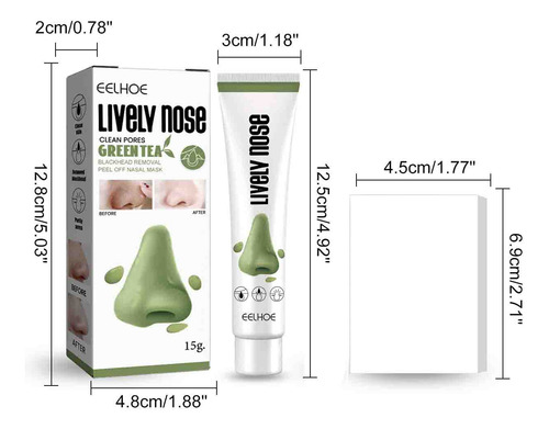 Blackhead Removing Facial Mask Green Tea Extract 15g
