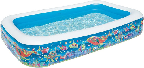 Piscina Mediana 54121 Inflable 3 Anillos 305 X 183 X 56cm