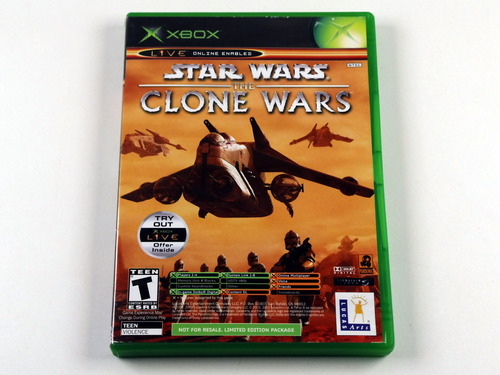 Star Wars Clone Wars + Tetris Worlds Original Xbox Classico