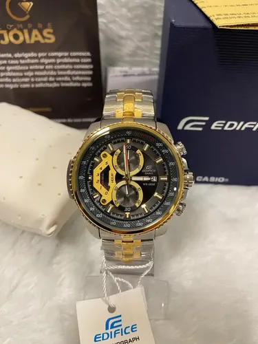 Relógio Casio Masculino Edifice Efr-553f-1a2vudf Completo+nf