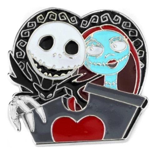 Nightmare Before Christmas - Pin Broche Novios Jack Sally 02