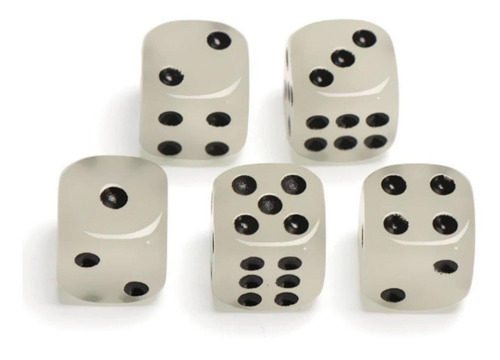 Cubos Fosforescentes, Mxlod-002, 10 Pzas En 2 Paquete, 6x6x6 Color Blanco Luminoso