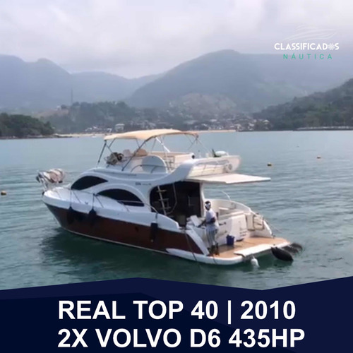 Lancha Real Top 40 - 2010 2x Volvo 435hp Diesel Ñ Azimut 