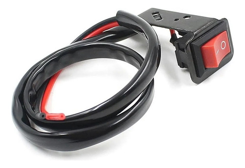 Switch Boton De Encendido Con Base Para Espejo Para Motos