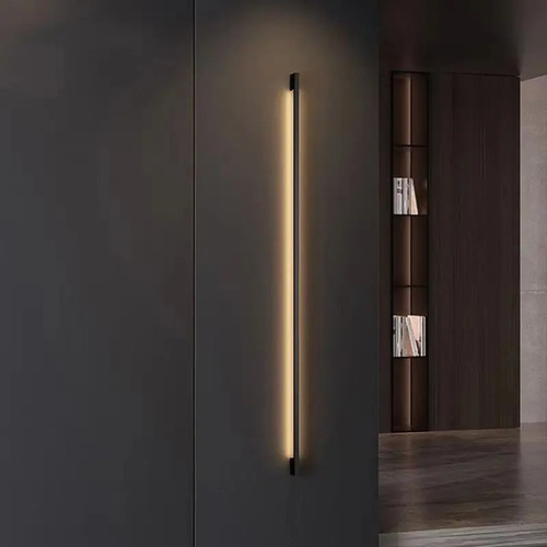Aplique Led Alargado Longitudinal Moderno Luz Cálida 80 Cm