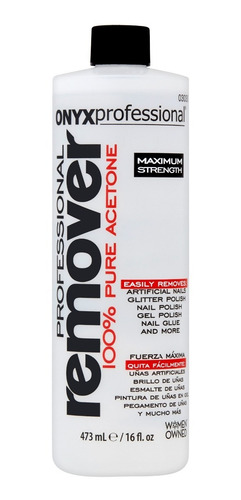 Pack De 2 Removedor De Esmalte 16 Onzas 100 Por Ciento