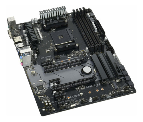 Asrock Atx Motherboard (b450 Pro4)