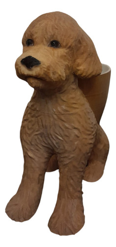 Maceta Perro Caniche 50cm Alto Personalizado Maceta Perro Caniche
