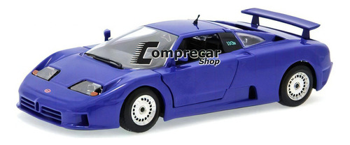 Miniatura Bugatti Eb 110 Azul Bburago 1/24