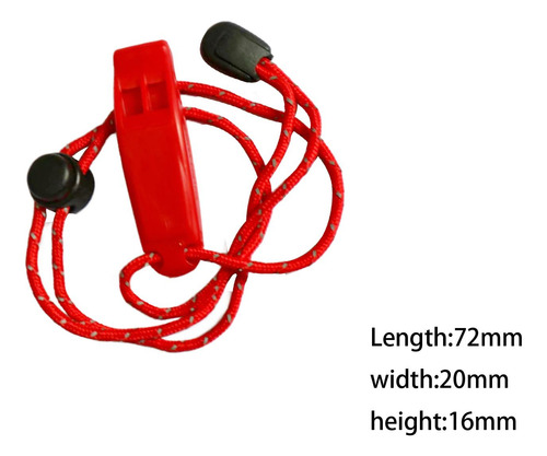 6 Silbato De Rojo