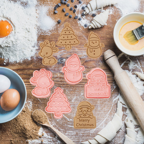 Molde Navideño Para Galletas, 8 Unidades, Juego Diy