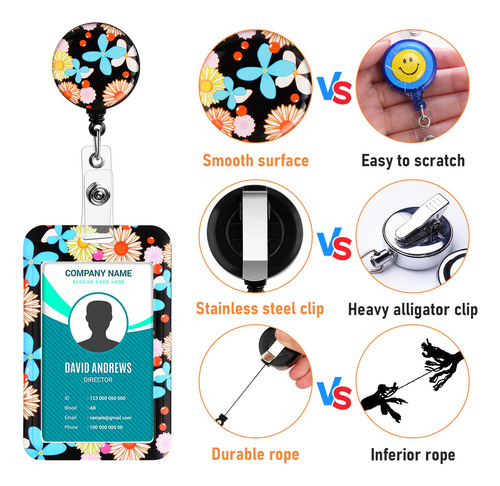 Soporte Para Tarjetas De Identificación Laughhe Neck Con Cor
