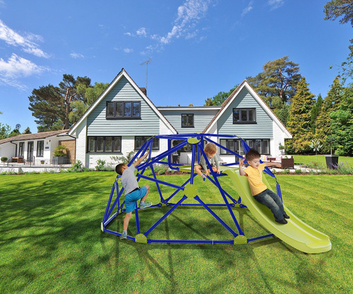 Cúpula De Escalada Con Tobogán Para Niños, Interior/exterior
