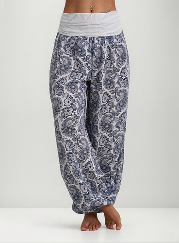 Pantalones Casuales Con Estampado Bohemio Para Mujer, Pantal