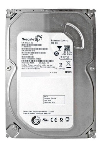 Disco Duro 3.5 Seagate Desktop Hdd St500dm002 500gb