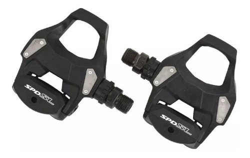 Pedales Y Trabas Ruta Shimano Pd-rs500  Completos Negros