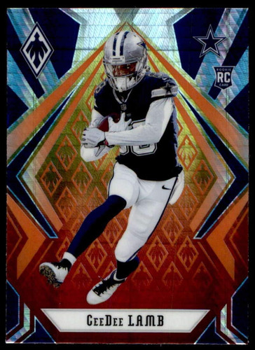 2020 Panini Phoenix Fire Burst 106 Ceedee Lamb Dallas Cowboy