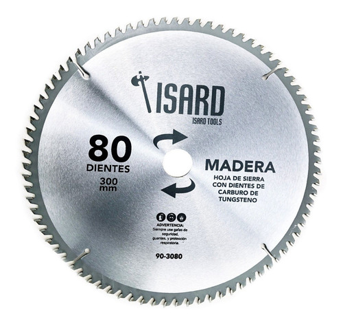 Hoja De Sierra Circular Para Madera  Melamina 300 - 80 D